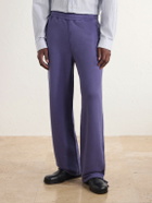 Aimé Leon Dore - Marina Straight-Leg Cotton-Jersey Sweatpants - Blue