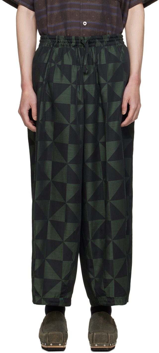 NEEDLES Green H.D.P. Trousers Needles 