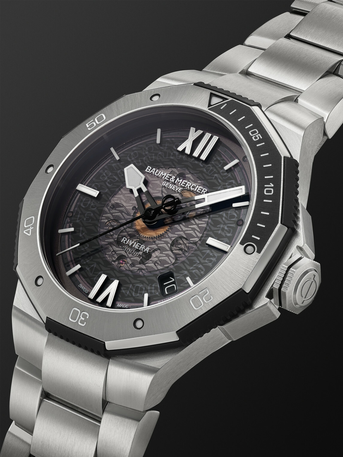 Baume & Mercier - Riviera Automatic Stainless Steel Watch, Ref. 10717