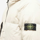 Stone Island Men's Crinkle Reps Hooded Down Jacket in Plaster