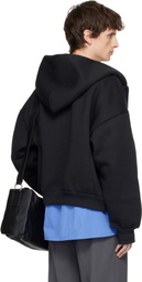 Seventh Black V2 Zipped Hoodie