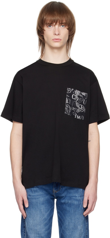 Photo: Versace Jeans Couture Black Graphic T-Shirt