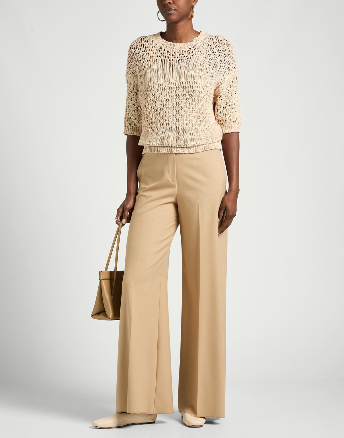 Peserico Womens Sweater in Beige