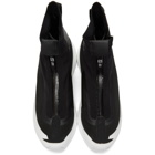 11 by Boris Bidjan Saberi Black and White Salomon Edition Bamba 2 High Top Sneakers
