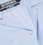 Jacquemus - Camp-Collar Striped Cotton Shirt - White