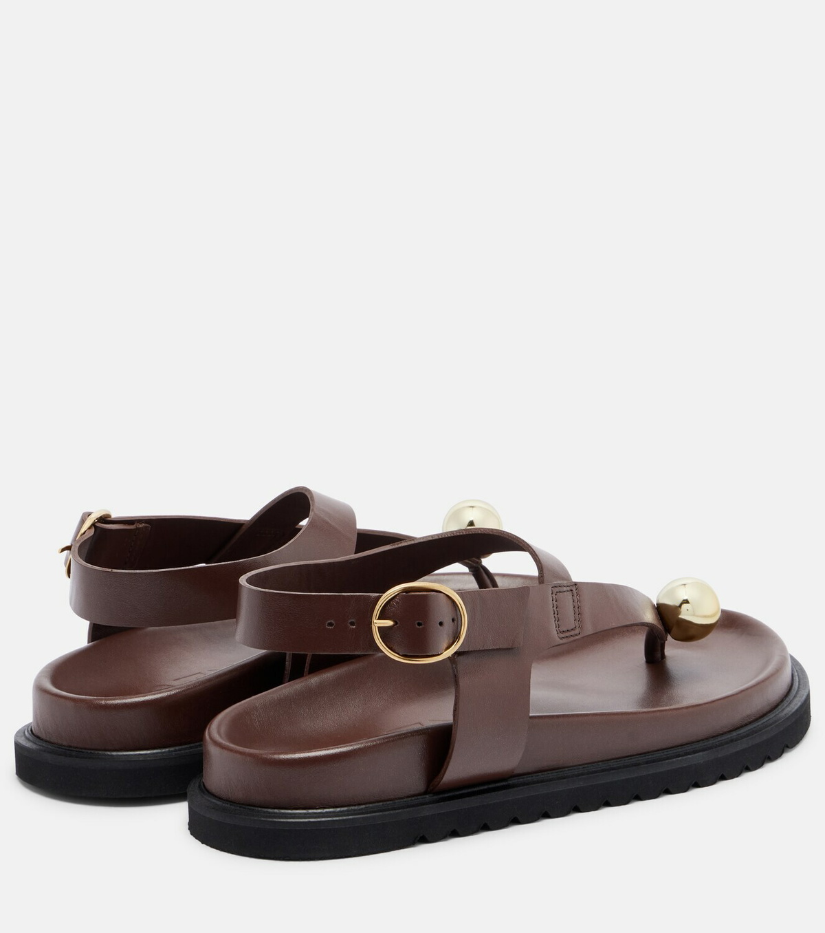 Souliers Martinez Spiaggia leather sandals