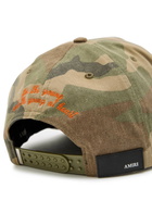 Amiri MA Camouflage Twill cap - Olive - One Size
