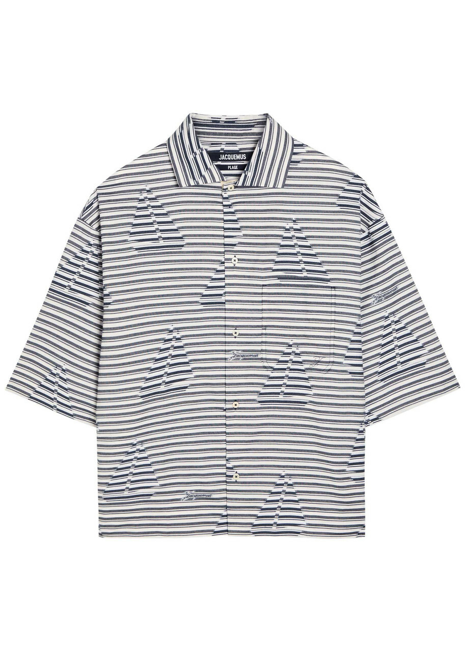 Jacquemus Navy 'La Maille Teramo' Polo Jacquemus
