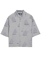 Jacquemus La Chemise Plage Striped Jacquard Cotton Shirt Multicoloured