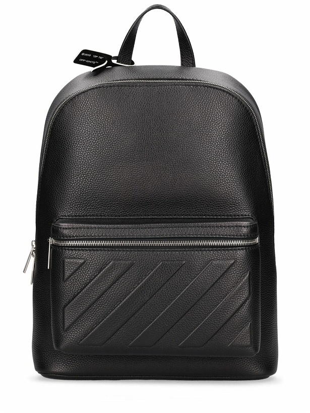 Photo: OFF-WHITE - Diagonal Leather Backpack