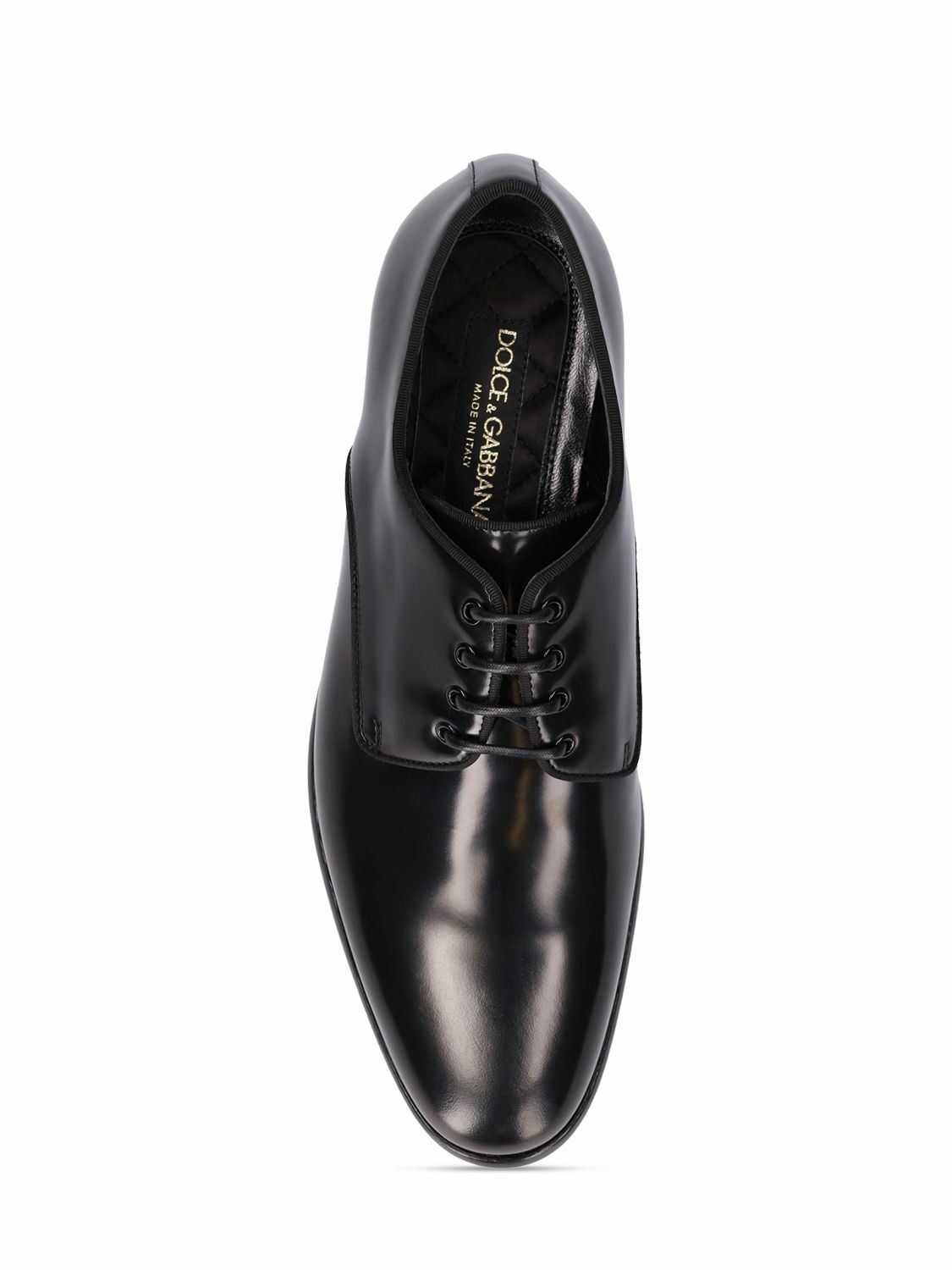 DOLCE & GABBANA - Antik Leather Derby Shoes