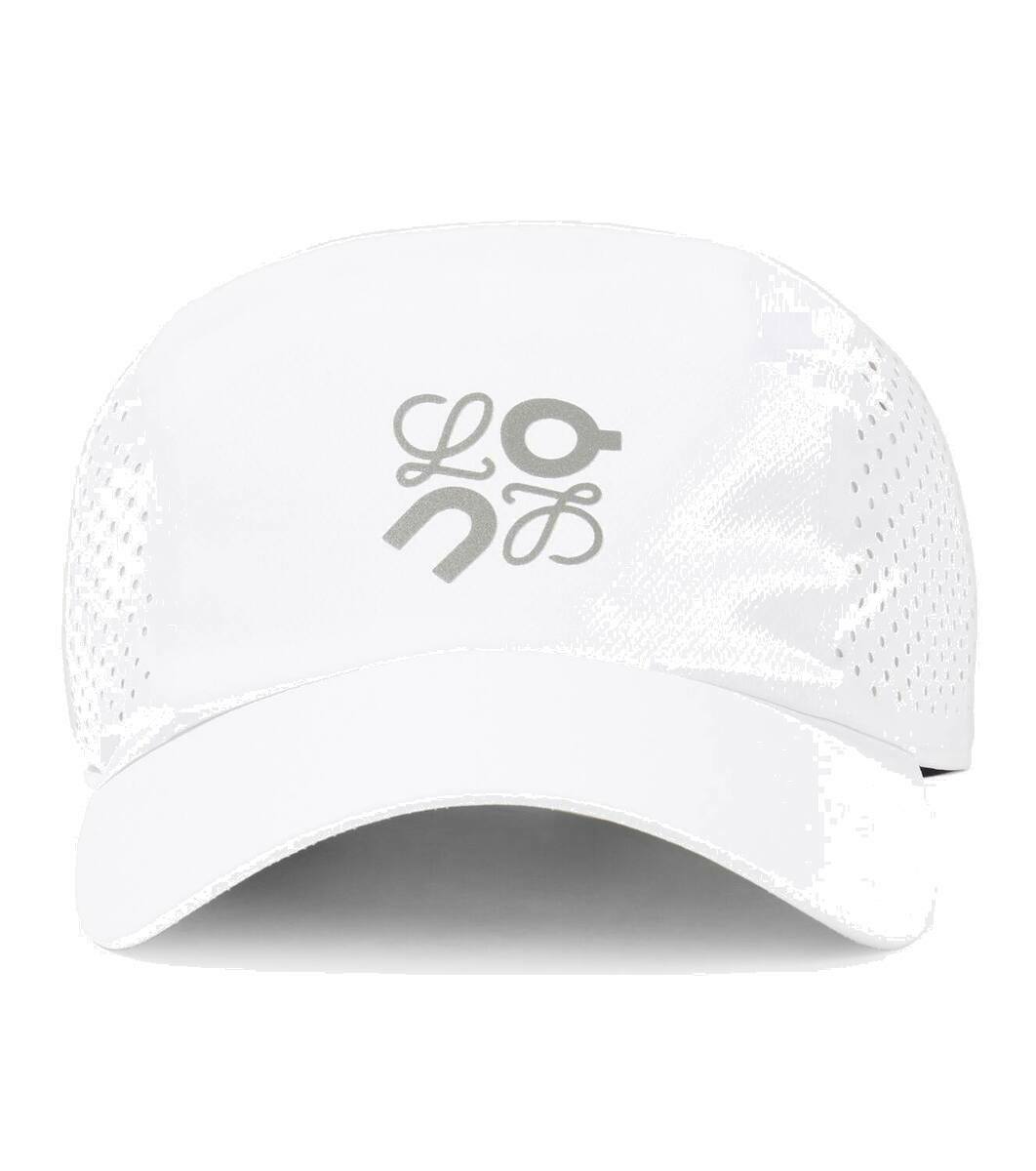 ★関税込み★ LOEWE LOGO CAP ☆関税込み☆【LOEWE】Logo embroidered baseball cap (LOEWE