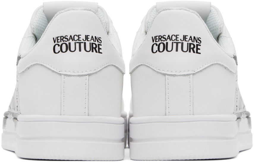 Versace Jeans Couture White Court 88 Graffiti Sneakers Versace