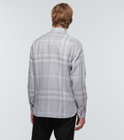 Burberry - Checked linen shirt