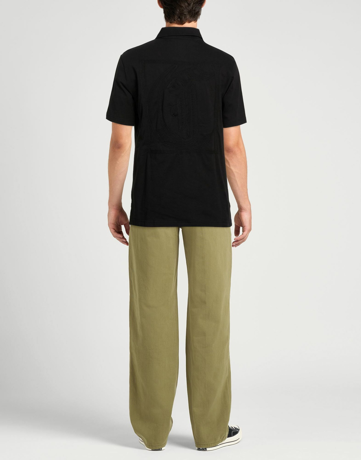 Just Cavalli Mens Polo shirt in Black