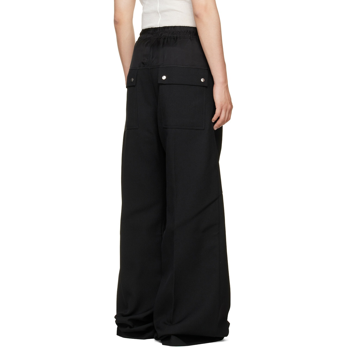 Rick Owens Black Tower Wide Bela Trousers