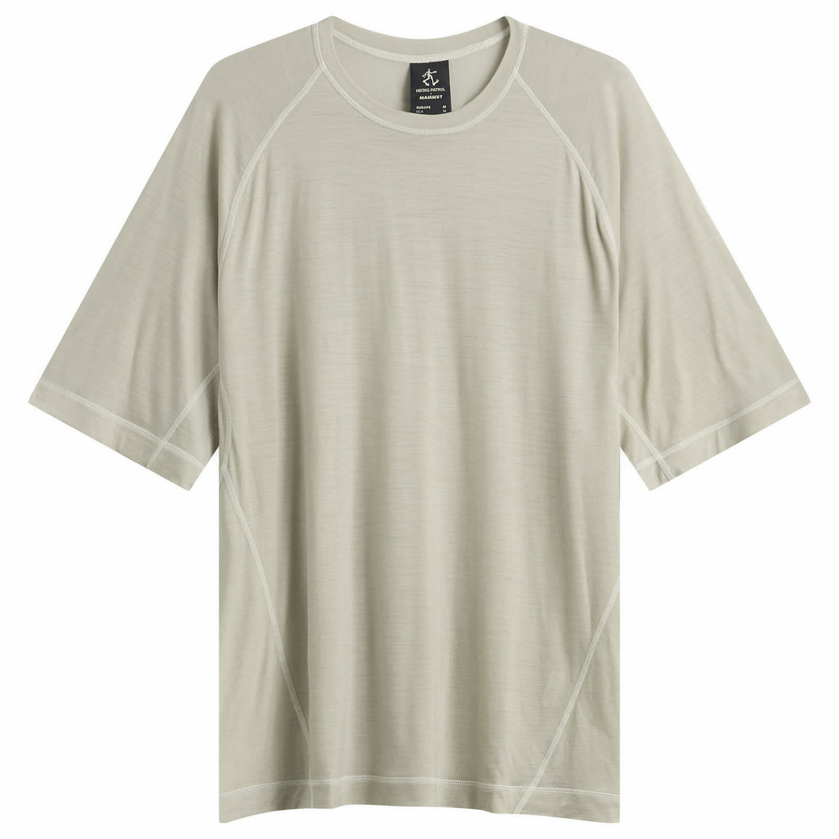 Hiking Patrol Men's x Mammut Tree Wool FL T-Shirt in Willow Whisper