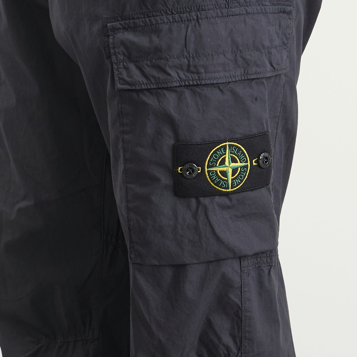 Stone Island Men's Tela Paracadute Cargo Trousers in Navy Blue