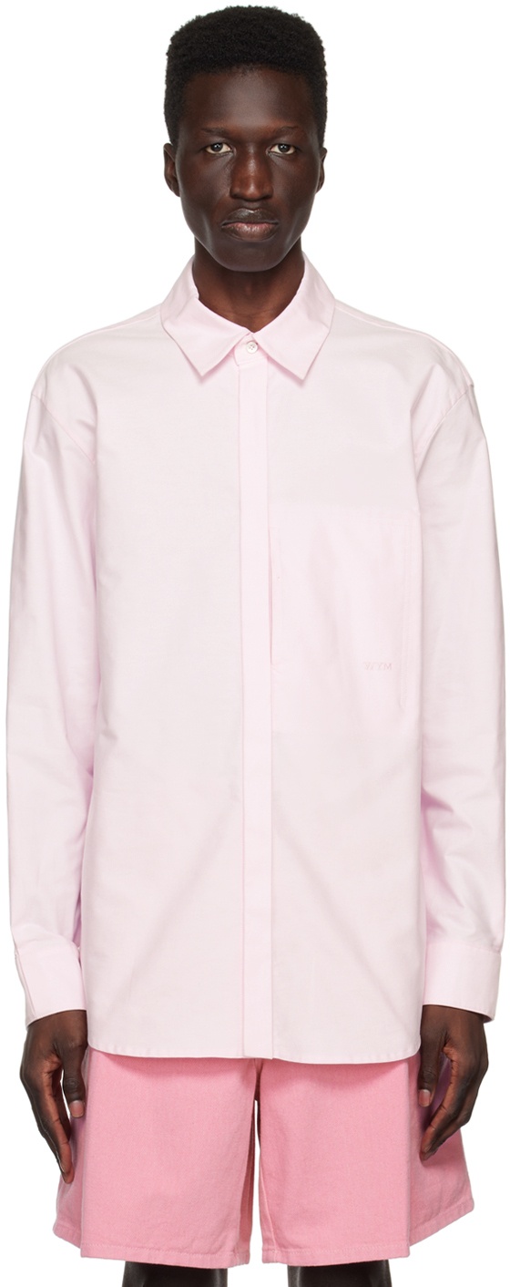 Photo: Wooyoungmi Pink Embroidered Shirt