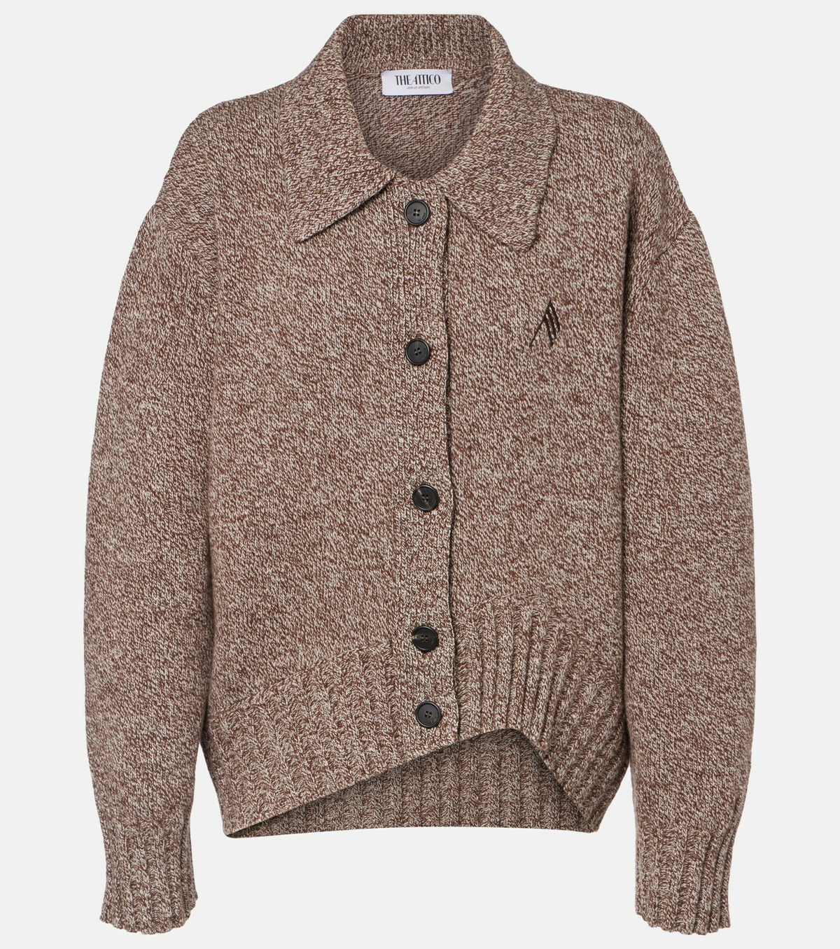 The Attico Wool and cashmere cardigan