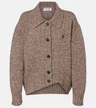The Attico Wool and cashmere cardigan