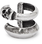 Alexander McQueen - Skull Silver-Tone Ear Cuff - Silver