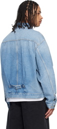 Carhartt Work In Progress Blue Belmar Denim Jacket