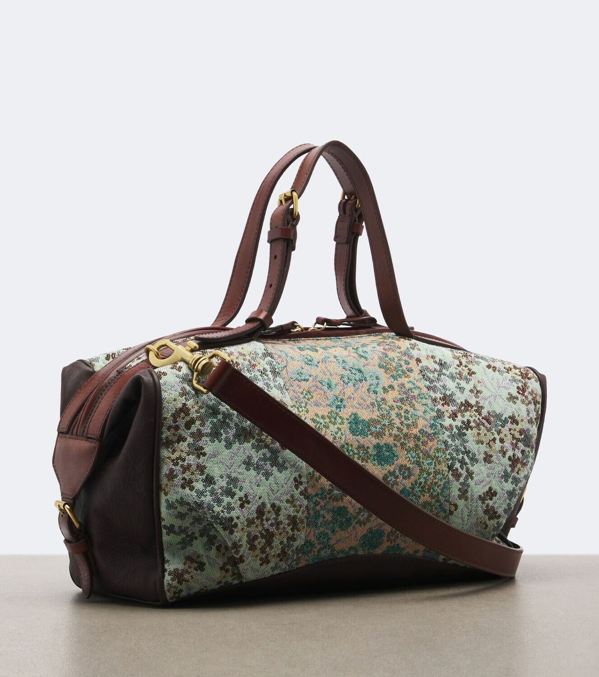 Dries Van Noten Embellished bowling bag