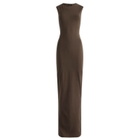 Entire Studios Women's Sleeveless Maxi Dress in Brunette