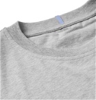 MCQ - Appliquéd Printed Mélange Cotton-Jersey T-Shirt - Gray