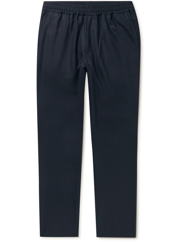 Photo: Barena - Bragola Virgin Wool-Blend Trousers - Blue