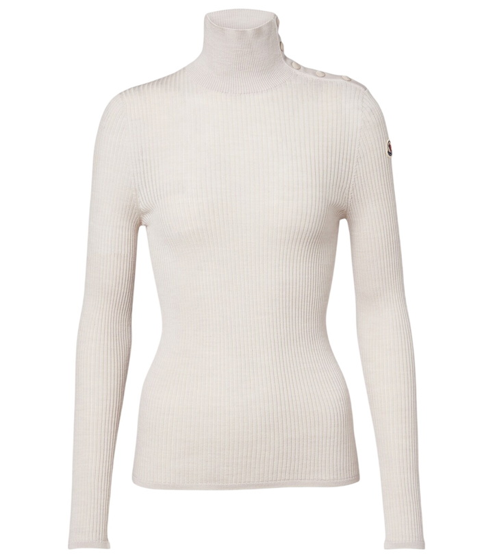 Photo: Moncler Turtleneck virgin wool sweater
