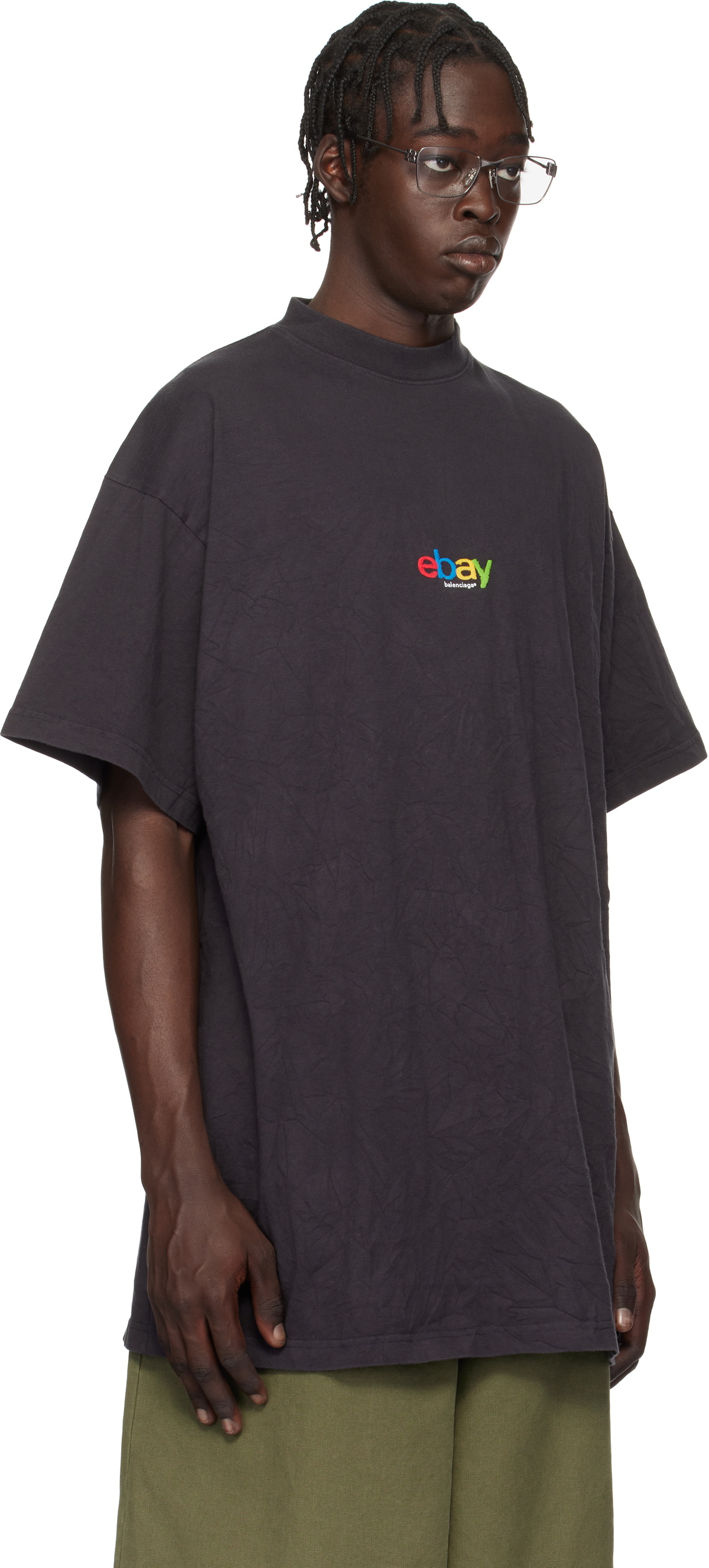【BALENCIAGA】ベーシックTシャツ Balenciaga T-shirt with embroidered logo | Men's Clothing