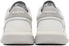 AMIRI White & Gray Classic Low Sneakers