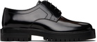Maison Margiela Black Tabi Lace-Up Derbys
