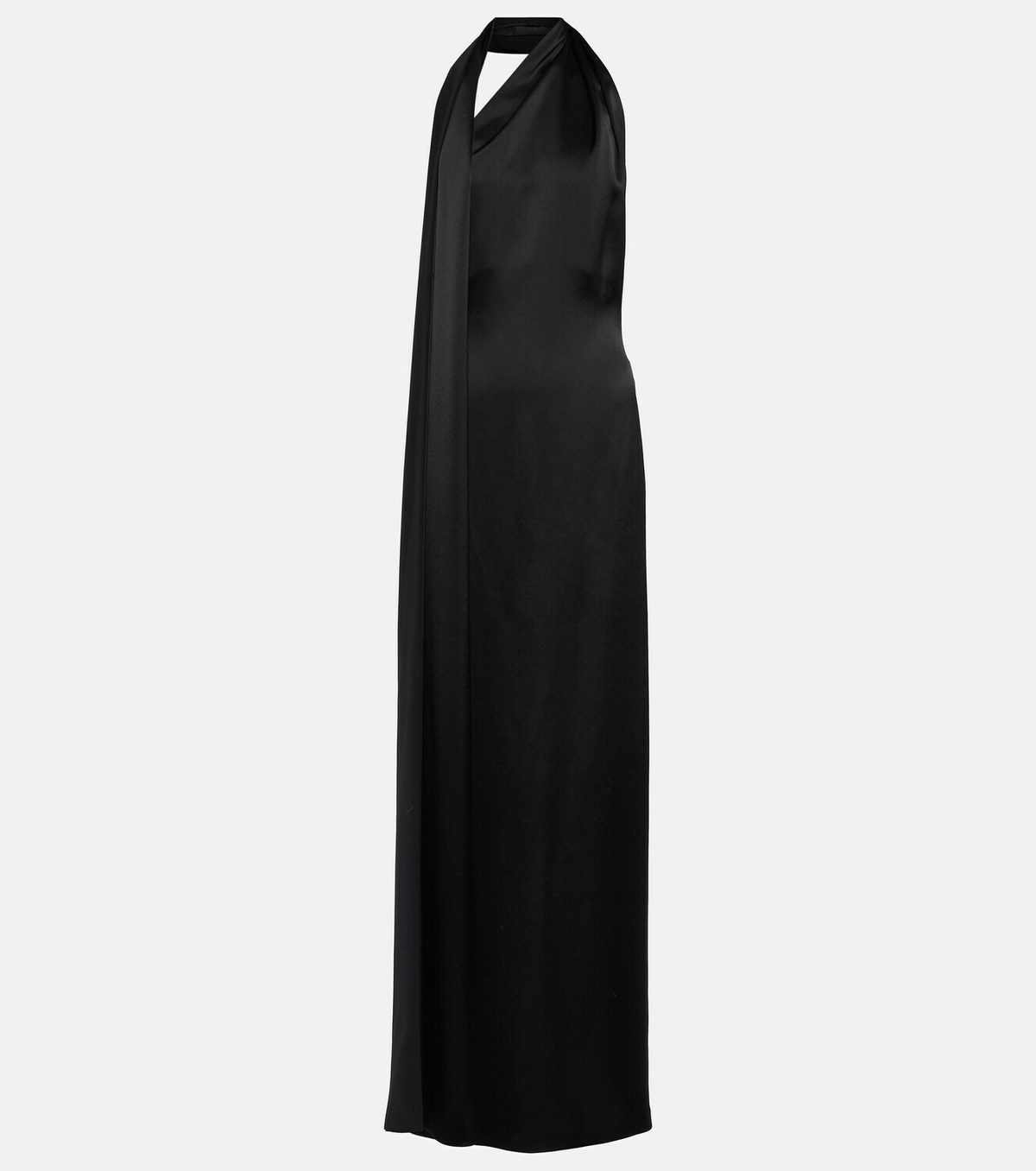 【LOEWE】ASYMMETRIC DRESS IN SILK LOEWE One-sleeve asymmetric floral-print silk-crepon dress