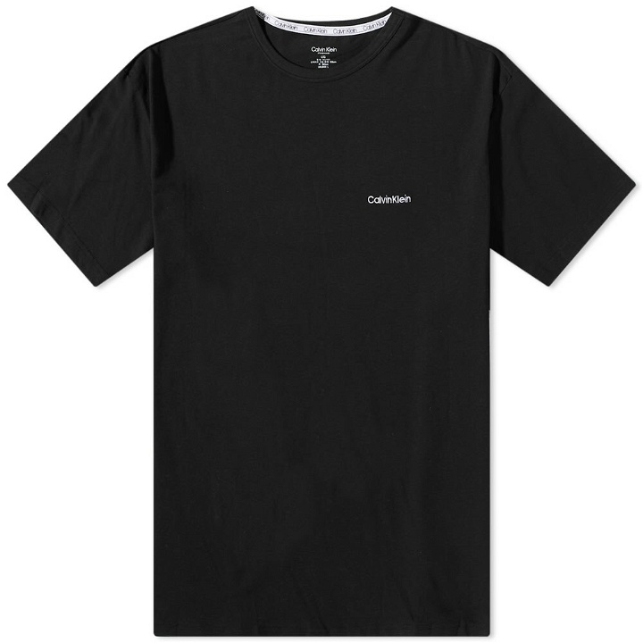 Photo: Calvin Klein Men's CK Underwear Chest Logo T-Shirt in Black