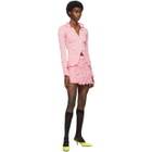 Gauntlett Cheng SSENSE Exclusive Pink Elasticated Floral Shirt