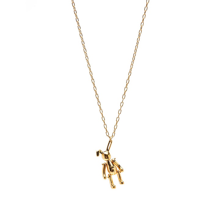 Photo: Ambush Men's Bunny Charm Necklace in Gold