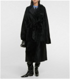 Dodo Bar Or Shon belted shearling coat