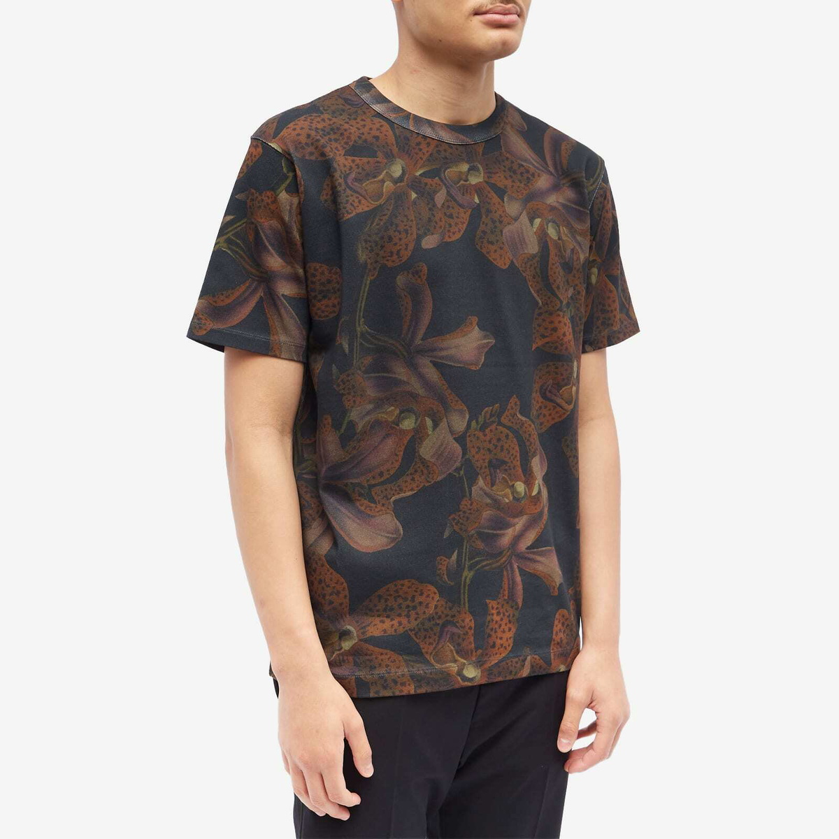 Dries Van Noten Men's Heer Floral Print T-Shirt in Multi