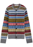 Wales Bonner Astral Fair Isle Wool-blend Cardigan Multicoloured 1