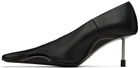 Acne Studios Black Pointed Bavotte Heels