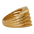Balenciaga Gold Bone Ring
