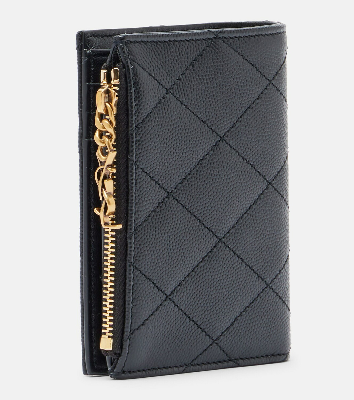 Saint Laurent Cassandre Bijou quilted leather wallet