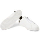 Valentino - Valentino Garavani Backnet Perforated Leather Sneakers - White