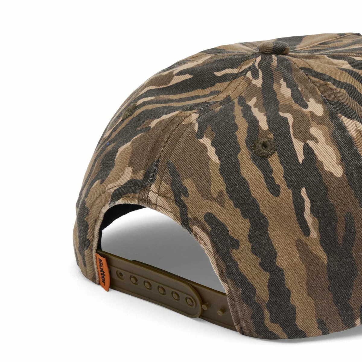 Butter Goods Men's Nail 5 Panel Cap in Frog Camo 