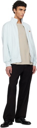 Maison Kitsuné Blue Fox Head Patch Fullzip Regular Sweatshirt