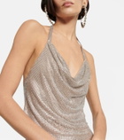 Giuseppe di Morabito Crystal-embellished halterneck top