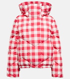 Goldbergh Bardot checked down jacket